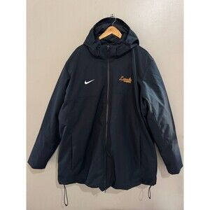 Loyola Chicago Basketball Team Issue Nike 550 Down Heavy Parka Jacket Men's 2XL